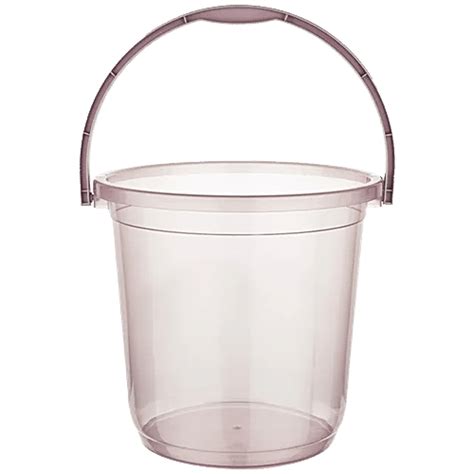 Buy Asian Century Bucket Plastic Transparent Brown High Quality