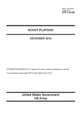 Army Techniques Publication Atp Scout Platoon December On