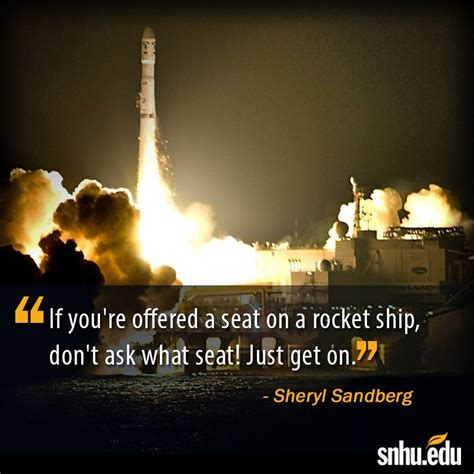 If Youre Offered A Seat On A Rocket Ship Dont Ask What Seat Just