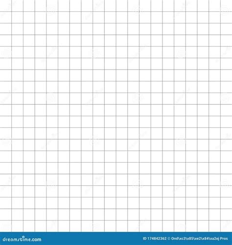 Blueprint Paper Grid with Empty Background Vector. Vector Blank Page ...