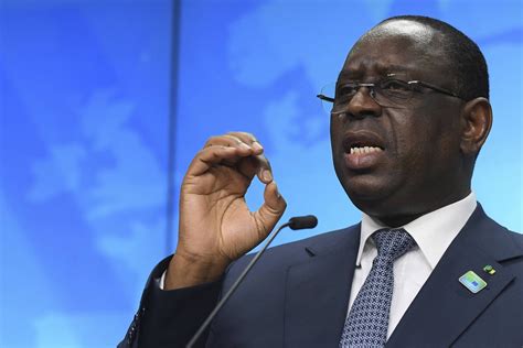 Macky Sall R Affirme Quil Quittera Ses Fonctions Le Avril Jeune