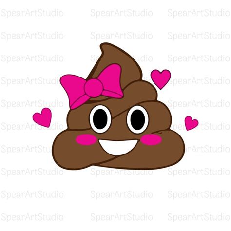 Poop Emoji SVG And PNG, Poop, Poop Emoji Clipart, Poop SVG,, 60% OFF