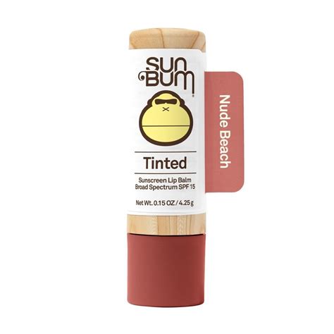 Buy Nude Beach Sun Bum Tinted Lip Balm Nude Beach Spf 15 Uva Uvb Broad Spectrum Protection