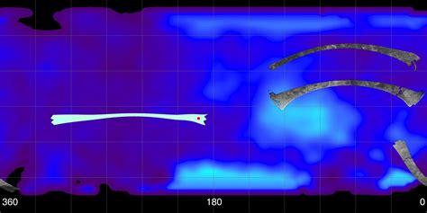 Titan Viewed By Cassini S Radar Flat Map Nasa Jet Propulsion Laboratory Jpl