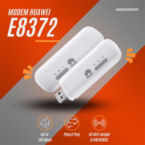 Jual Modem Huawei E8372 4G LTE Wingle Kab Sleman Indomedia