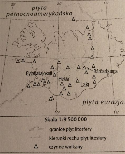 Wyja Nij Na Podstawie Mapy Dlaczego Na Islandii Wyst Puj Wulkany I