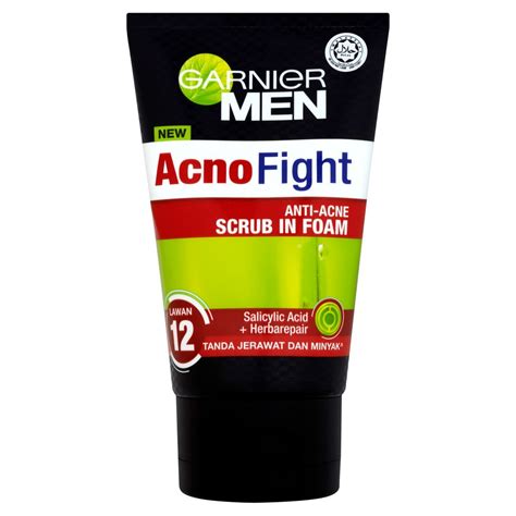 Garnier Men Acno Fight Anti Acne Scrun In Foam Face Wash Ml Daraz Lk