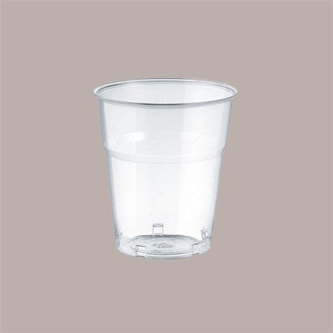 50 Pz Bicchiere Plastica Kristal Cup Monouso Per Bibite Fredde 200cc