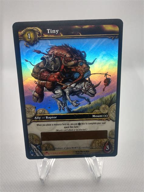 World Of Warcraft Wow Tcg Tiny Loot Card Unscratched Ebay