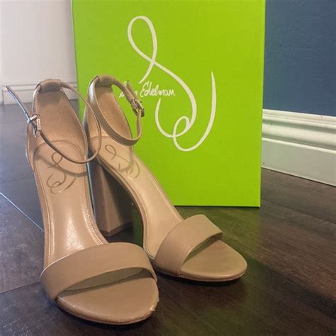 Sam Edelman Shoes Nude Heel Sandals Sam Edelman Yaro Classic Nude Poshmark