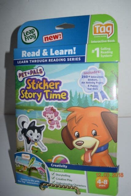 Leapfrog Tag Leapreader Pet Pals Story Time Read Details New Ebay