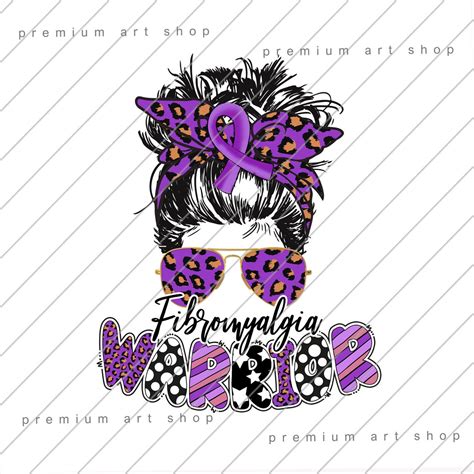 Fibromyalgia Warrior Png Fibromyalgia Png Fibromyalgia Etsy