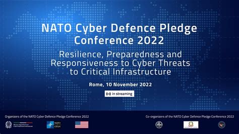 NATO Cyber Defence Pledge Conference 2022 YouTube