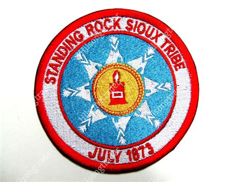 Standing Rock Sioux Indian Tribe Patch Native American Pride Etsy