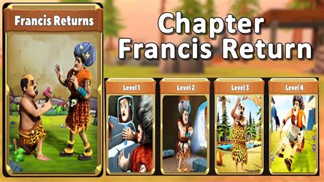 Scary Teacher Stoneage Chapter Francis Return All Levels 1 4 YouTube