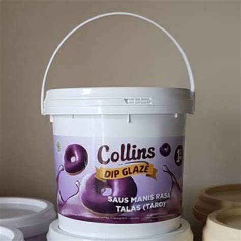 Jual Collins Dip Glaze Taro Kg Saus Manis Rasa Talas Taro Ungu