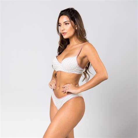 Sutiã Bojo De Algodão Conforto Poá Callas Ilumine Lingerie