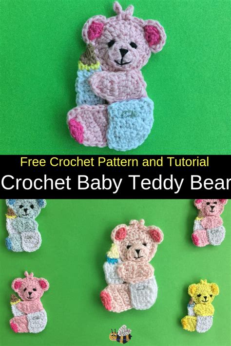 Free crochet pattern crochet baby teddy bear – Artofit