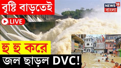 Weather Update Today Live বৃষ্টি বাড়তেই হু হু করে জল ছাড়ল Dvc দেখুন Bangla News Youtube