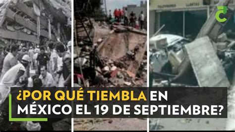 Por qué tiembla en México el 19 de septiembre