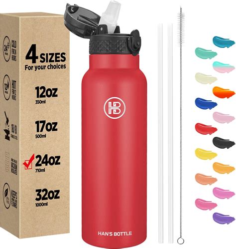 Amazon Vnv Oz Insulated Water Bottle Stainless Steel Vacuum