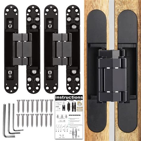 Pacify 2 Set 6 Hidden Door Hinges Upgraded Invisible Door Hinge Heavy