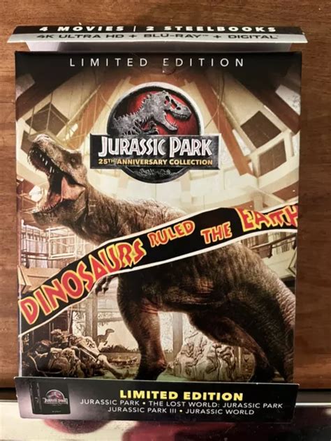 JURASSIC PARK 4 Movie Collection 4k Bluray Numérique non garanti