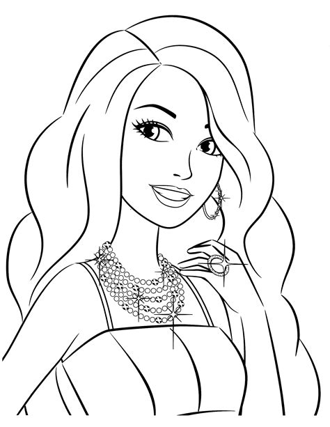 Barbie Drawing At Getdrawings Free Download