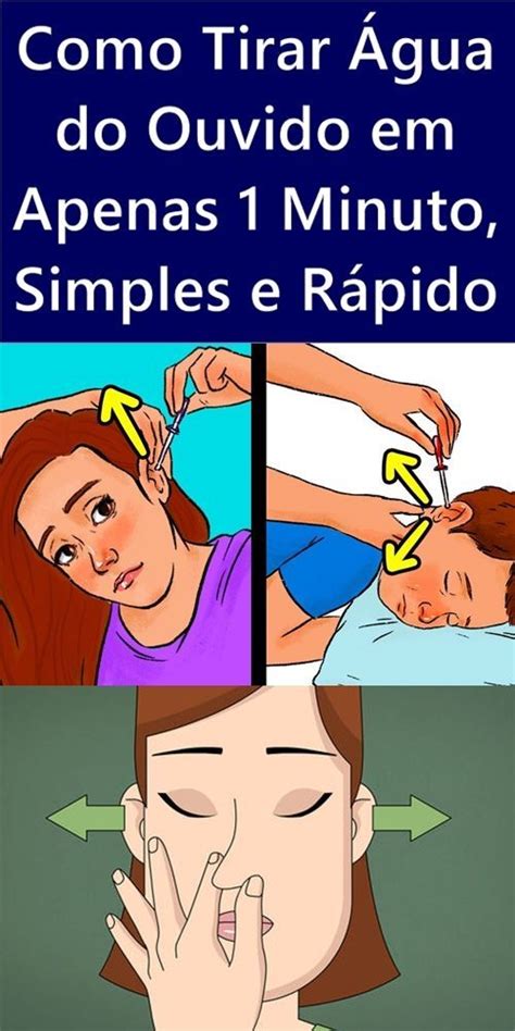 Como Tirar Água do Ouvido em Apenas 1 Minuto Saúde Ouvido 1