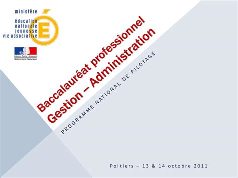 Ppt Baccalaur At Professionnel Gestion Administration Powerpoint