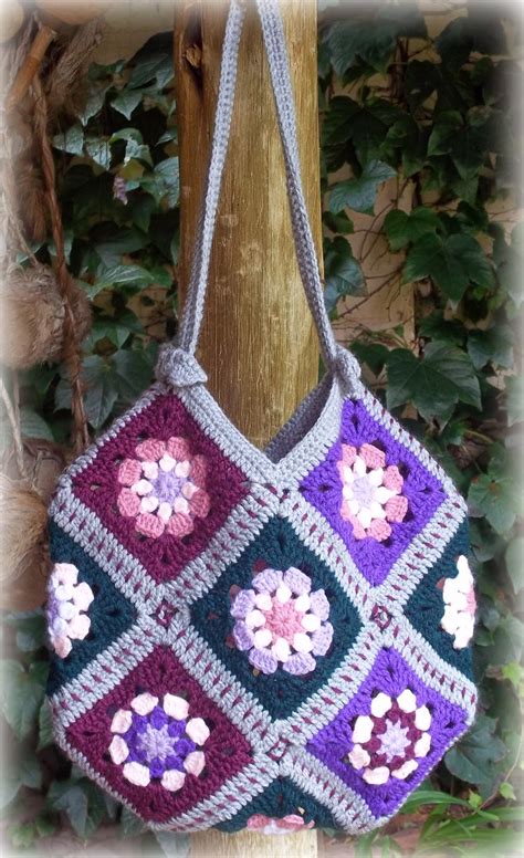 Zooty Owls Crafty Blog 13 Granny Squares Bag Pattern