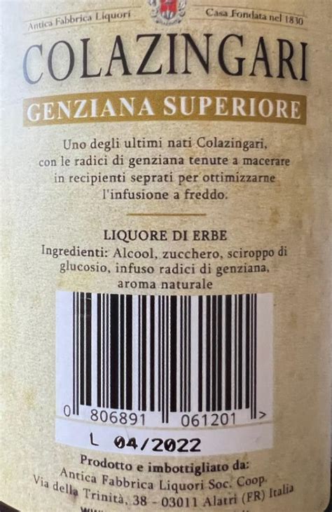 Colazingari Colazingari Genziana Superiore Cl