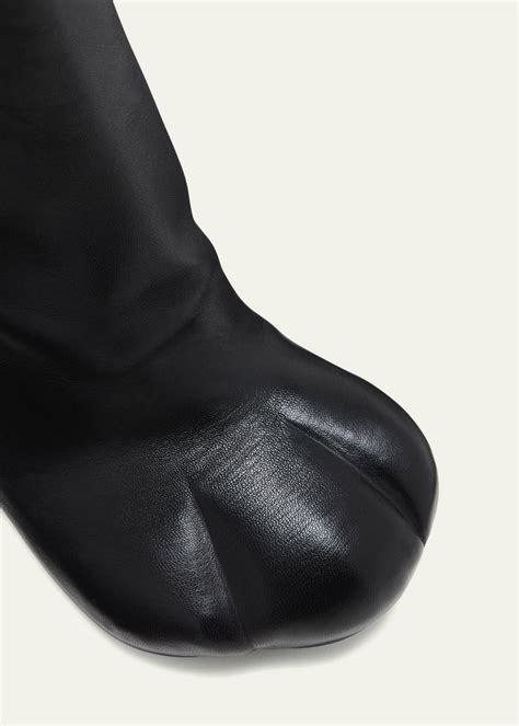 JW Anderson Leather Paw-Toe Ankle Boots - Bergdorf Goodman