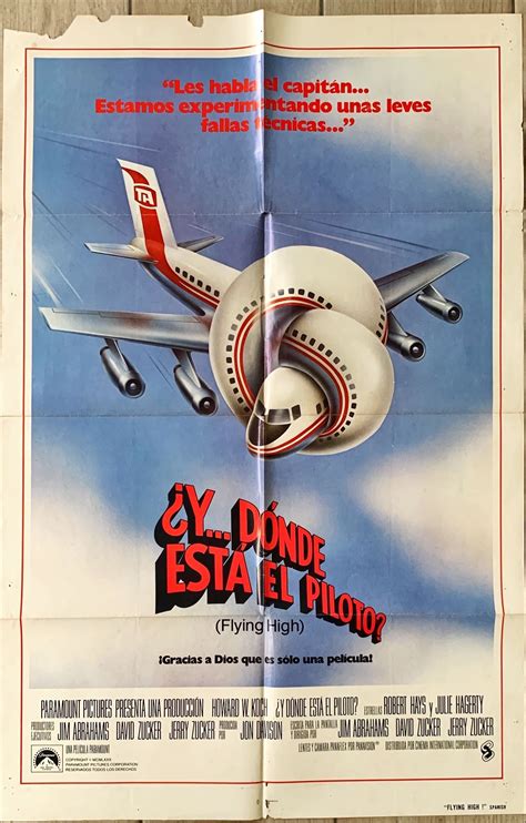 Airplane 1980 One Sheet Movie Poster SPAN - Etsy