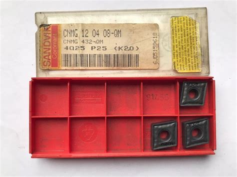 Sandvik Coromant Carbide Inserts CNMG120408 QM Cg432 QM 4025 P25 K20