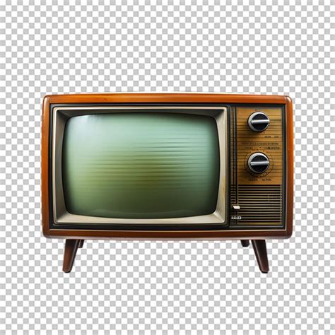 Premium PSD Old Television Isolated On Transparent Background