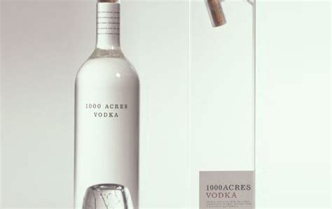 1000 Acres Vodka Packaging By Arnell Vodka Bottle Bottle And Bottle