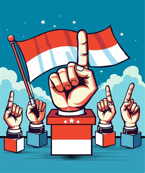 2024 Indonesian election, choosing candidate number 1, with the ...