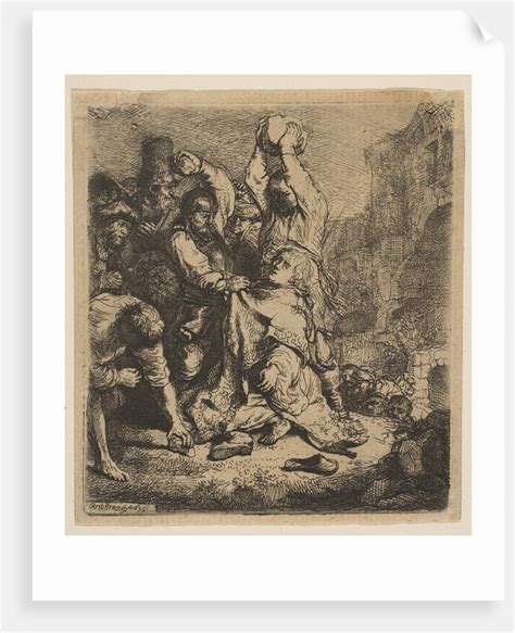 The Stoning Of St Stephen 1635 Posters Prints By Rembrandt Harmensz