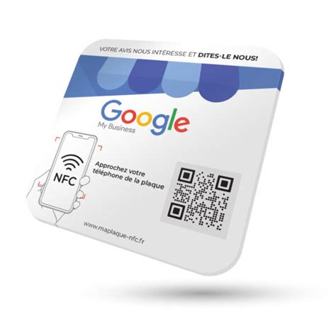 Plaque NFC Avis Google Magna Style