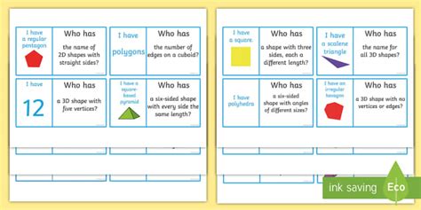 Shape Loop Cards Professor Feito Twinkl