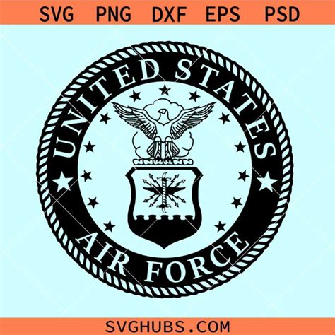 Us Air Force Emblem Svg Air Force Logo Svg Air Force Emblem Png