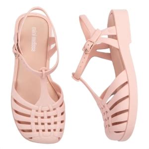 Sand Lia Mini Melissa Aranha Quadrada Infantil Bege