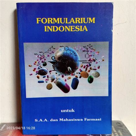 Jual Buku Formularium Indonesia Untuk S A A Dan Mahasiswa Farmasi