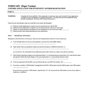 Fillable Online Form Adv Part Pdf Passthe Fax Email Print