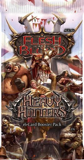 Veselý drak Karty Flesh Blood Booster sady Heavy Hitters