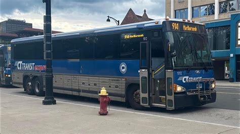 CTtransit 2010 Motor Coach Industries D4500CT 1012 Ride On Route 914