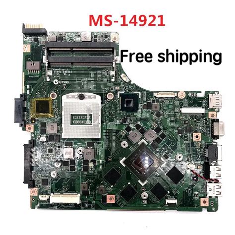 Msi Ge Motherboard Ms Ver Mainboard Fully Work Laptop