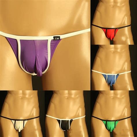 CULOTTE CONFORTABLE POUR Homme String Dos T Bikini Sac Glace Soie 76 EUR 10 90 PicClick FR