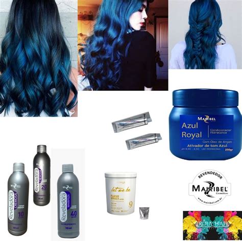 Kit Azul Royal Colora O Matizador G Ox Mairibel Sache De